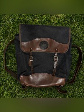 Duluth Pack Laptop Scoutmaster Deluxe Canvas & Leather Backpack Made in USA